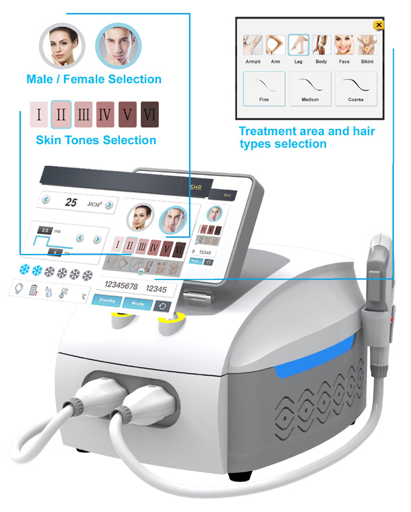 IPL SHR Hair Removal