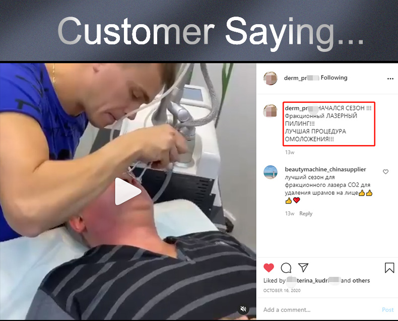 10600nm fractional co2 laser